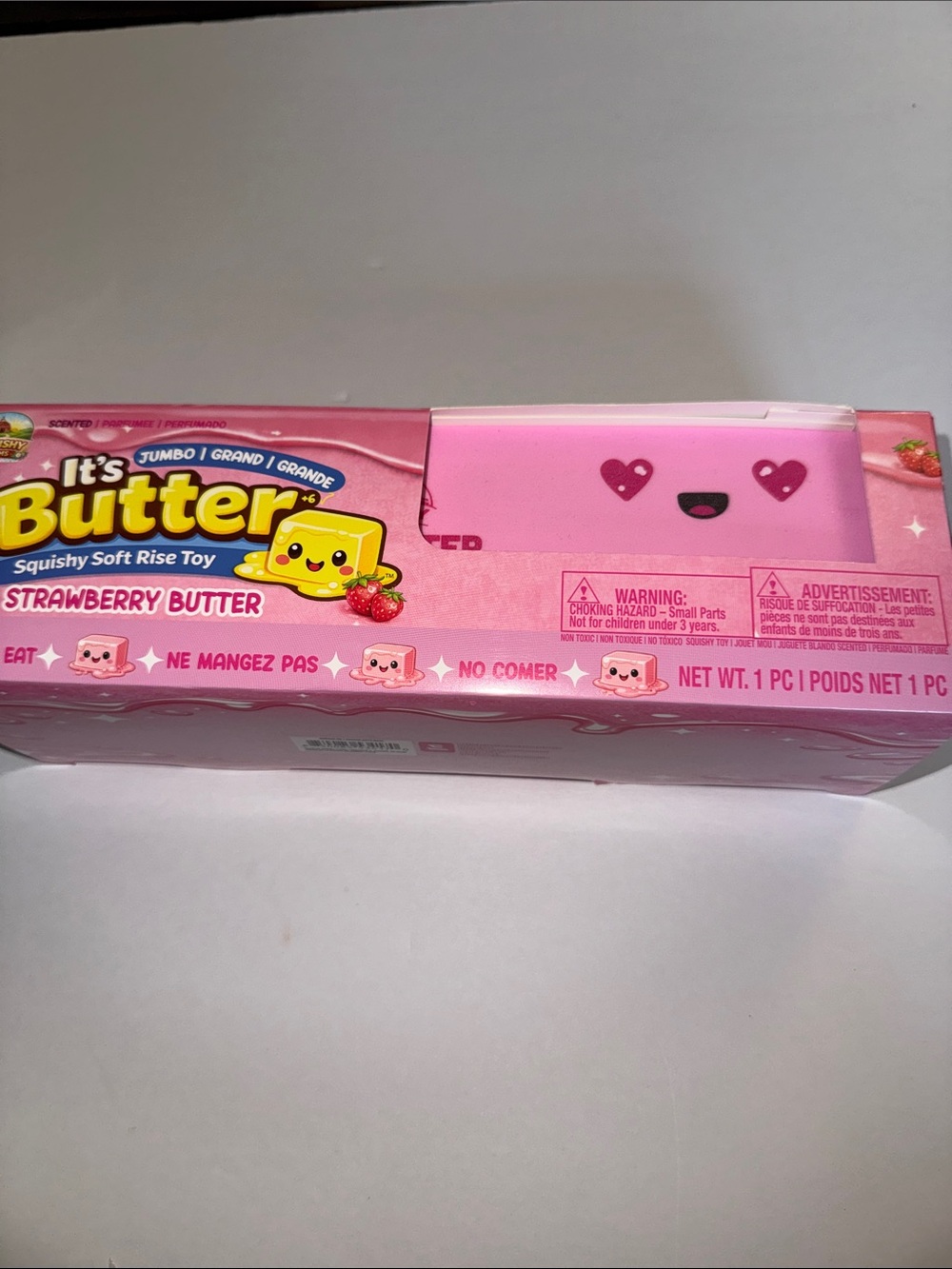 Butter Pink Strawberry scented  Butter Squishy Soft Rise Toy